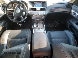 2012 Infiniti M Hybrid with VIN JN1EY1AP8CM910933, listed as a Copart auction lot 46451185 with 157,049 mi miles and Salvage title. Bid and sale history available at DreamBid. Image 8.