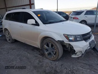 2018 Dodge Journey Crossroad with VIN 3C4PDDGG2JT388012, listed as a IAAI auction lot 41398375 with 136,409 mi miles. Bid and sale history available at carsss.com. Image 1.