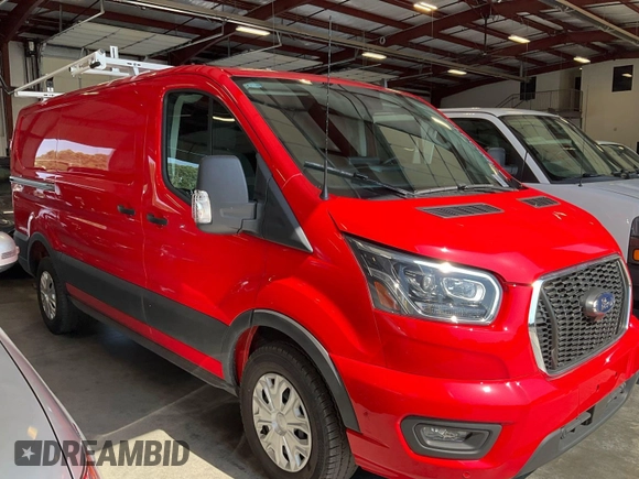 2023 Ford Transit Cargo z VIN 1FTYE1Y86PKB55395, wystawiony jako IAAI lot #42860285 z przebiegiem 306 mil mil oraz . Historia ofert i sprzedaży dostępna na DreamBid. Obrazek 22.