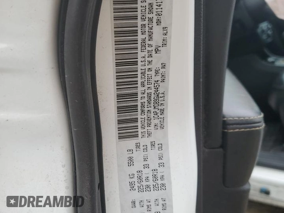2016 Jeep Cherokee Limited with VIN 1C4PJMDB9GW244574, listed as a Copart auction lot 59346415 with 140,305 mi miles and Salvage title. Bid and sale history available at DreamBid. Image 13.