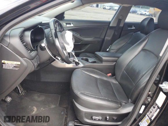 2015 Kia Optima SX Turbo with VIN 5XXGR4A62FG493749, listed as a Copart auction lot 58897855 with 151,744 mi miles and Salvage title. Bid and sale history available at DreamBid. Image 7.