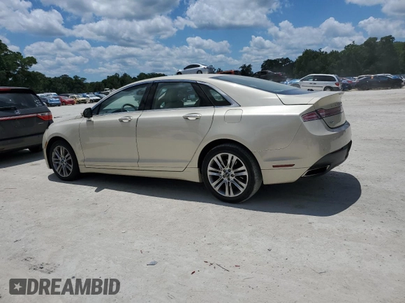 2014 Lincoln MKZ with VIN 3LN6L2G96ER817767, listed as a Copart auction lot 56537015 with 127,373 mi miles and Salvage title. Bid and sale history available at DreamBid. Image 2.