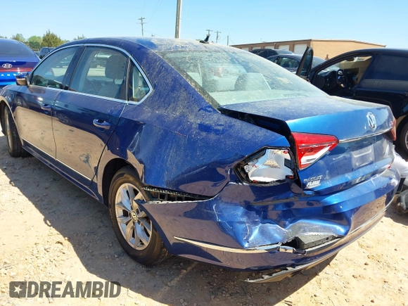 2016 Volkswagen Passat S with VIN 1VWAT7A36GC048458, listed as a IAAI auction lot 42001799 with 50,962 mi miles and . Bid and sale history available at DreamBid. Image 3.