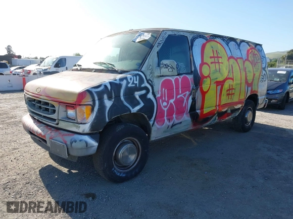 2002 Ford Econoline Cargo with VIN 1FTNE24L42HB67506, listed as a IAAI auction lot 42056517 with 197,394 mi miles and . Bid and sale history available at DreamBid. Image 18.