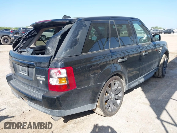 2008 Land Rover Range Rover Sport SC with VIN SALSH23458A139406, listed as a IAAI auction lot 42001525 with 120,392 mi miles and . Bid and sale history available at DreamBid. Image 4.