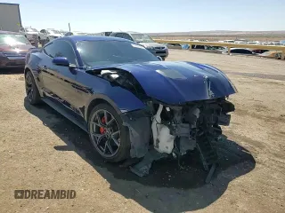 2018 Ford Mustang GT with VIN 1FA6P8CFXJ5165262, listed as a Copart auction lot 52105425 with 36,790 mi miles and Salvage Title. Bid and sale history available at DreamBid. Image 14.