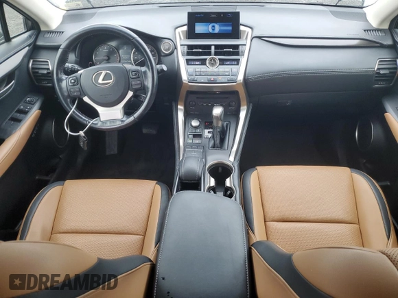 2017 Lexus NX 200t with VIN JTJBARBZ9H2130085, listed as a Copart auction lot 62572245 with 62,976 mi miles and Salvage title. Bid and sale history available at DreamBid. Image 8.