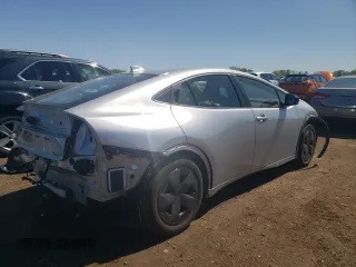 2024 Toyota Prius LE with VIN JTDACAAUXR3028550, listed as a Copart auction lot 58092395 with 23,787 mi miles and Salvage title. Bid and sale history available at DreamBid. Image 3.