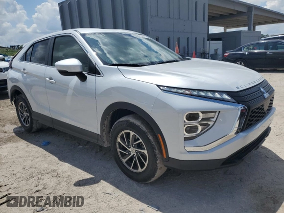 2024 Mitsubishi Eclipse Cross ES with VIN JA4ATUAA2RZ040805, listed as a Copart auction lot 52597735 with 30,849 mi miles and Non repairable. Bid and sale history available at DreamBid. Image 4.