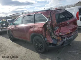 2019 Toyota Highlander SE with VIN 5TDJZRFH2KS609926, listed as a Copart auction lot 88778605 with 210,367 mi miles and Salvage Title. Bid and sale history available at carsss.com. Image 2.