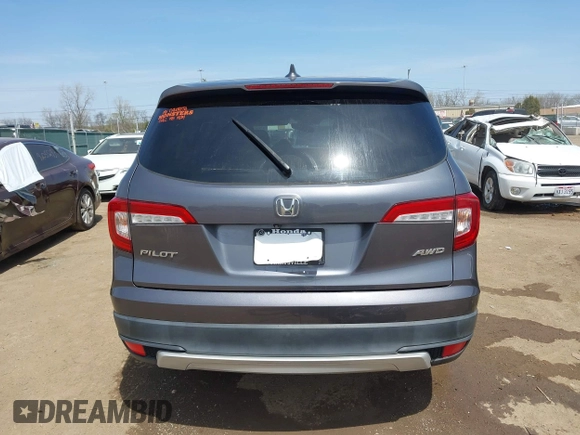 2019 Honda Pilot EX-L with VIN 5FNYF6H55KB082929, listed as a IAAI auction lot 42057611 with 93,532 mi miles and . Bid and sale history available at DreamBid. Image 16.