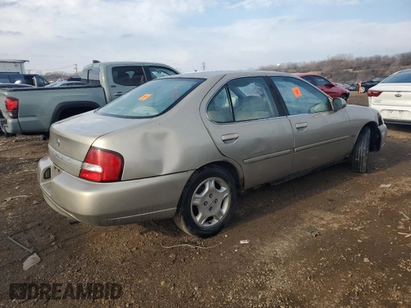 2001 Nissan Altima GXE with VIN 1N4DL01D71C207968, listed as a Copart auction lot 85473544 with 0 mi miles and Salvage Title. Bid and sale history available at carsss.com. Image 3.
