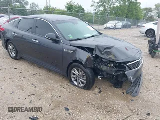 2019 Kia Optima LX with VIN 5XXGT4L38KG321627, listed as a IAAI auction lot 42391814 with 64,655 mi miles and . Bid and sale history available at DreamBid. Image 1.