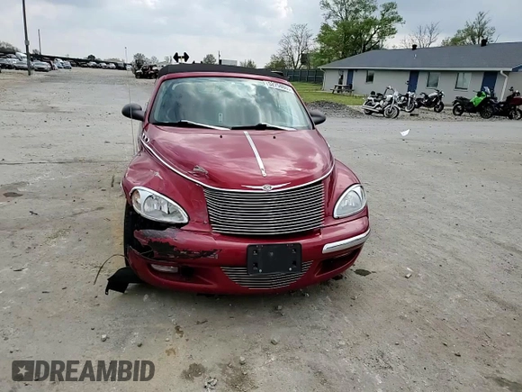 2006 Chrysler PT Cruiser Touring with VIN 3C3EY55E25T297335, listed as a Copart auction lot 52758605 with 75,295 mi miles and Salvage Title. Bid and sale history available at DreamBid. Image 11.