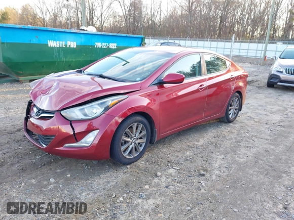 2015 Hyundai Elantra SE z VIN 5NPDH4AE5FH593880, wystawiony jako IAAI lot #41308413 z przebiegiem 148 719 mil mil oraz . Historia ofert i sprzedaży dostępna na DreamBid. Obrazek 2.
