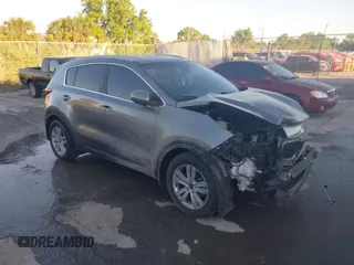2017 Kia Sportage LX with VIN KNDPM3AC0H7081405, listed as a IAAI auction lot 41791011 with 119,768 mi miles and . Bid and sale history available at DreamBid. Image 1.