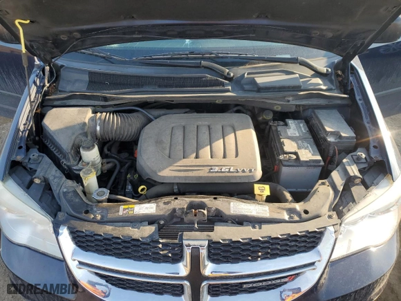 2013 Dodge Grand Caravan SXT with VIN 2C4RDGBG1DR639725, listed as a Copart auction lot 47699075 with 108,478 mi miles and Salvage Title. Bid and sale history available at carsss.com. Image 12.