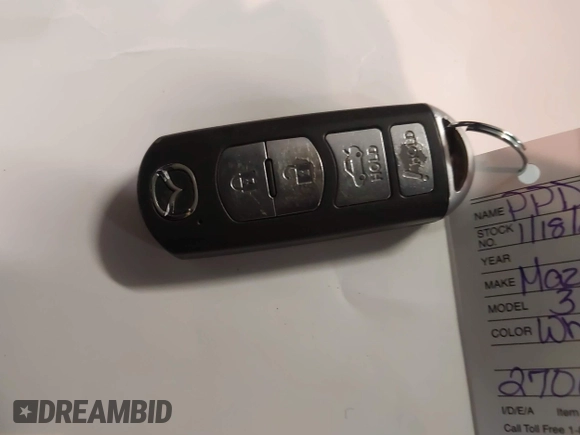 2015 Mazda 3 i Sport with VIN JM1BM1K79F1270618, listed as a IAAI auction lot 41394651 with 55,999 mi miles and . Bid and sale history available at DreamBid. Image 11.