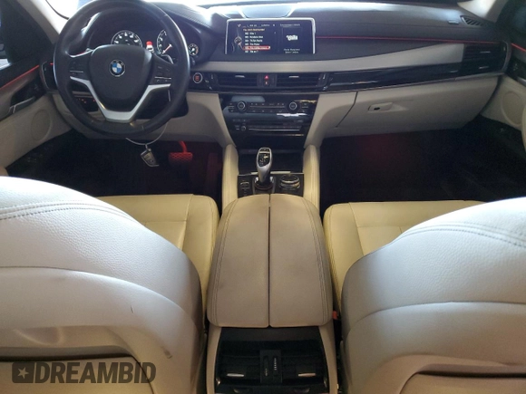 2015 BMW X6 xDrive35i with VIN 5UXKU2C59F0N77312, listed as a Copart auction lot 63591123 with 121,105 mi miles. Bid and sale history available at carsss.com. Image 8.