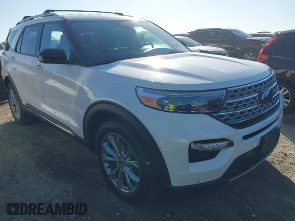 2022 Ford Explorer Limited with VIN 1FMSK8FH2NGB65833, listed as a IAAI auction lot 41664618 with 31,459 mi miles. Bid and sale history available at carsss.com. Image 1.