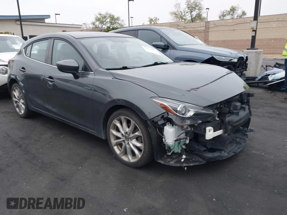 2014 Mazda 3 S Touring with VIN JM1BM1L35E1208952, listed as a IAAI auction lot 42121077 with 183,985 mi miles and . Bid and sale history available at carsss.com. Image 1.