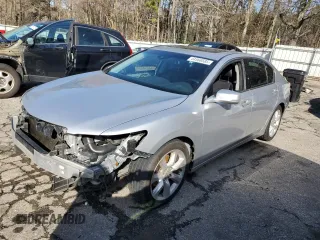 2014 Acura RLX with VIN JH4KC1F38EC003627, listed as a Copart auction lot 44568585 with 166,666 mi miles and Salvage Title. Bid and sale history available at carsss.com. Image 1.