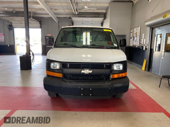 2014 Chevrolet Express Cargo with VIN 1GCWGFCA2E1184095, listed as a IAAI auction lot 42725036 with 270,636 mi miles and . Bid and sale history available at DreamBid. Image 23.