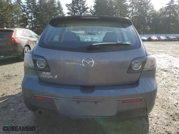 2008 Mazda Mazda3 s Sport with VIN JM1BK343481793303, listed as a Copart auction lot 52241925 with 0 mi miles and Salvage Title. Bid and sale history available at carsss.com. Image 6.