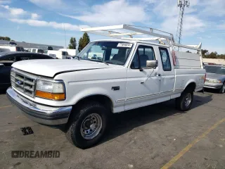 1992 Ford F-150 with VIN 1FTEX14N3NKB14423, listed as a Copart auction lot 77404624 with 287,507 mi miles and Salvage Title. Bid and sale history available at carsss.com. Image 1.