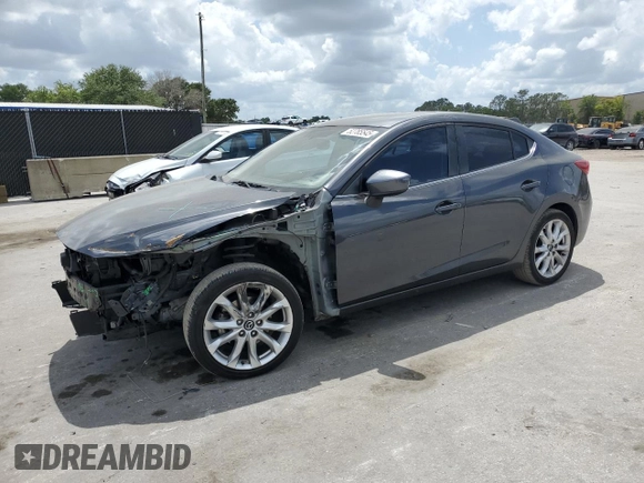 2015 Mazda 3 S Grand Touring with VIN JM1BM1W37F1237706, listed as a Copart auction lot 52785545 with 112,657 mi miles and Salvage Title. Bid and sale history available at DreamBid. Image 1.