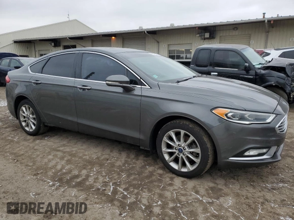 2017 Ford Fusion SE with VIN 3FA6P0HD3HR262710, listed as a Copart auction lot 44813545 with 103,020 mi miles and Salvage Title. Bid and sale history available at carsss.com. Image 4.