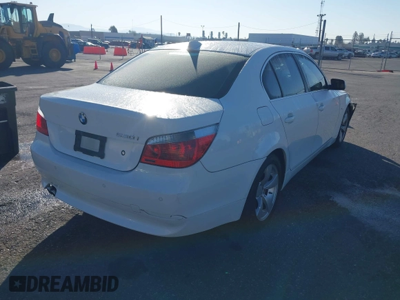 2007 BMW 5 Series 530i with VIN WBANE73537CM49119, listed as a IAAI auction lot 41678779 with 1 mi miles. Bid and sale history available at carsss.com. Image 4.