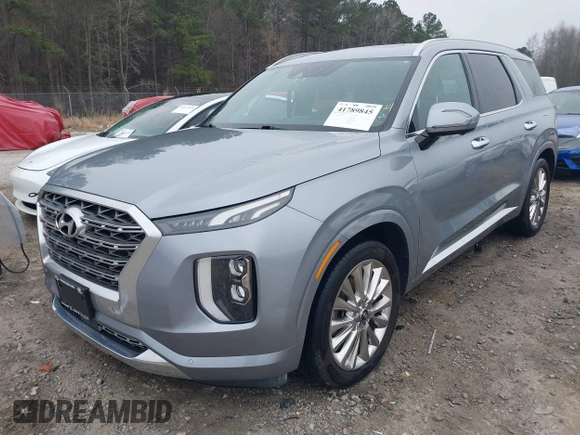 2020 Hyundai Palisade Limited with VIN KM8R5DHE5LU131787, listed as a IAAI auction lot 41789845 with 76,595 mi miles and . Bid and sale history available at DreamBid. Image 17.