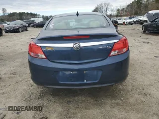 2011 Buick Regal CXL RL6 with VIN W04GU5GC9B1008105, listed as a Copart auction lot 47742665 with 77,717 mi miles and Salvage Title. Bid and sale history available at carsss.com. Image 6.