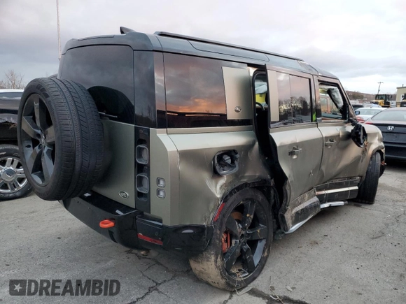 2023 Land Rover Defender X с VIN SALEX7EUXP2197885, выставлен на аукционе Copart как лот 82554884 с пробегом Не указан миль и Списание • Salvage title. История ставок и продаж доступна на DreamBid. Изображение 3.