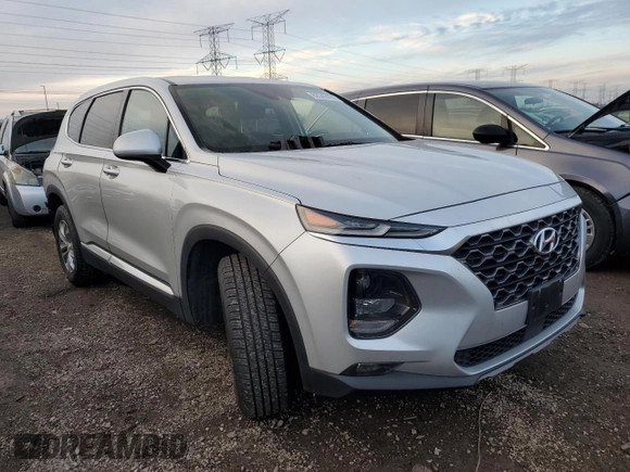 2019 Hyundai Santa Fe SEL Plus z VIN 5NMS33AD2KH100204, wystawiony jako Copart lot #82542424 z przebiegiem 56 214 mil mil oraz Szkody całkowita. Historia ofert i sprzedaży dostępna na DreamBid. Obrazek 4.