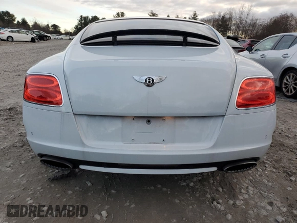 2013 Bentley Continental GT with VIN SCBFC7ZA5DC085043, listed as a Copart auction lot 74474123 with 107,442 mi miles and . Bid and sale history available at DreamBid. Image 6.