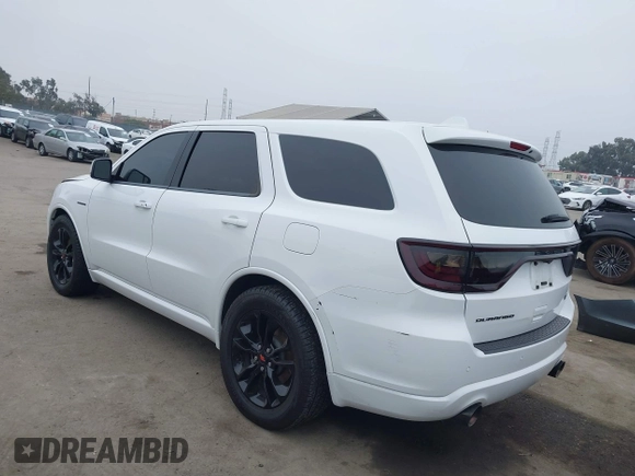2020 Dodge Durango R/T with VIN 1C4SDHCT3LC204618, listed as a IAAI auction lot 40593752 with 42,015 mi miles and . Bid and sale history available at DreamBid. Image 3.