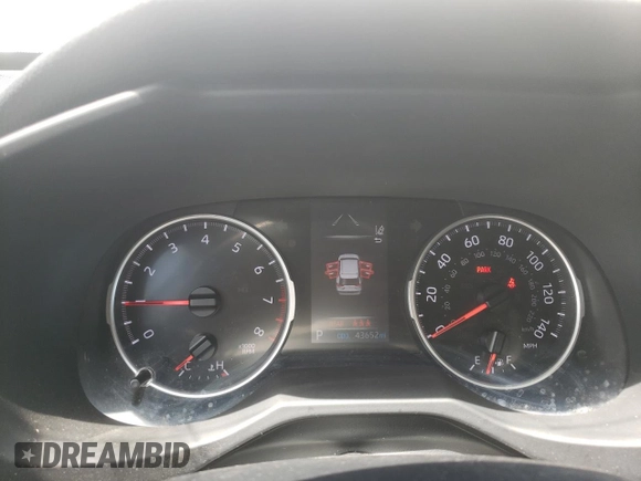 2021 Toyota RAV4 LE with VIN 2T3F1RFV6MC229588, listed as a Copart auction lot 57961865 with 43,652 mi miles and Salvage title. Bid and sale history available at DreamBid. Image 9.