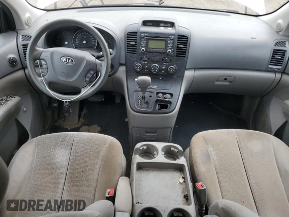 2012 Kia Sedona LX with VIN KNDMG4C7XC6494334, listed as a Copart auction lot 60884664 with 271,064 mi miles and Clean Title. Bid and sale history available at carsss.com. Image 8.