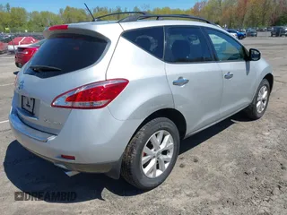 2011 Nissan Murano S with VIN JN8AZ1MWXBW176864, listed as a IAAI auction lot 42167126 with 124,165 mi miles and . Bid and sale history available at DreamBid. Image 4.