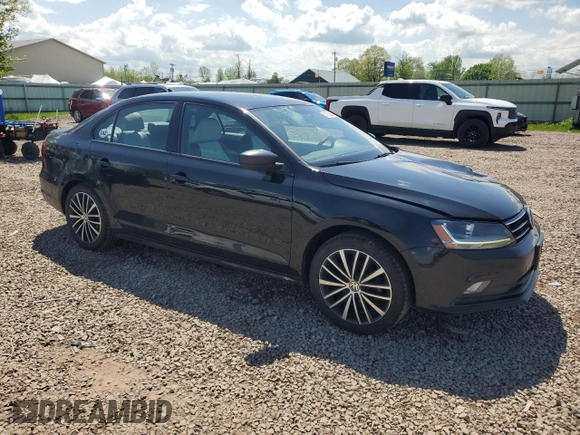 2017 Volkswagen Jetta Sport with VIN 3VWD17AJ6HM299644, listed as a Copart auction lot 57239365 with 100,067 mi miles and Salvage title. Bid and sale history available at DreamBid. Image 4.