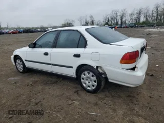 1998 Honda Civic LX with VIN 2HGEJ6676WH603129, listed as a Copart auction lot 52285505 with 49,646 mi miles and Salvage Title. Bid and sale history available at DreamBid. Image 2.