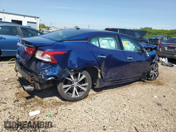2017 Nissan Maxima SV with VIN 1N4AA6AP5HC370327, listed as a Copart auction lot 58392405 with Not provided miles and Salvage title. Bid and sale history available at DreamBid. Image 3.