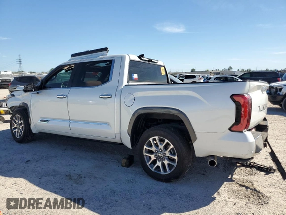 2024 Toyota Tundra 2WD 1794 Edition with VIN 5TFMA5AB1RX030589, listed as a Copart auction lot 49426235 with 20,554 mi miles and Salvage Title. Bid and sale history available at carsss.com. Image 2.