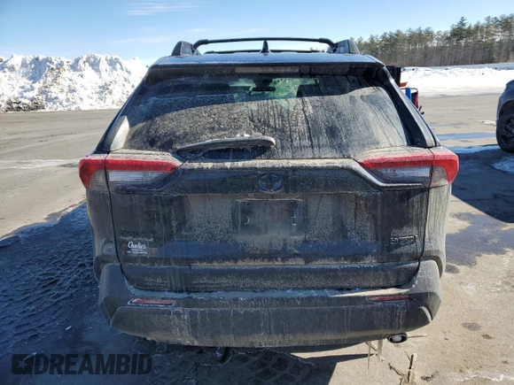 2023 Toyota RAV4 Hybrid XLE with VIN 2T3UWRFV0PW164877, listed as a Copart auction lot 45019255 with 0 mi miles and Salvage Title. Bid and sale history available at carsss.com. Image 6.