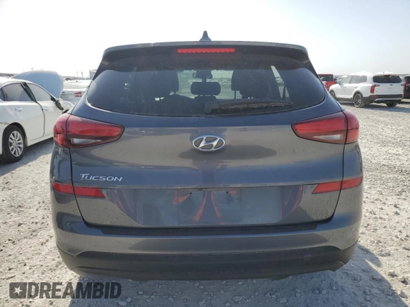 2021 Hyundai Tucson SE with VIN KM8J23A45MU400261, listed as a Copart auction lot 48171765 with 73,535 mi miles and Salvage Title. Bid and sale history available at carsss.com. Image 6.