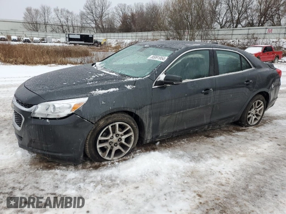 2015 Chevrolet Malibu LT with VIN 1G11C5SL7FF185095, listed as a Copart auction lot 85891954 with 122,174 mi miles and Clean Title. Bid and sale history available at DreamBid. Image 1.