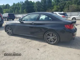 2015 BMW 2 Series M235i with VIN WBA1J7C5XFV253790, listed as a Copart auction lot 57155255 with 136,967 mi miles and Salvage title. Bid and sale history available at DreamBid. Image 2.