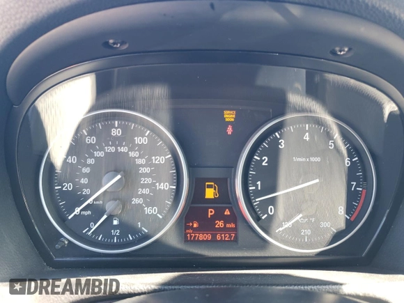 2007 BMW 3 Series 335i with VIN WBAWB73567P032342, listed as a Copart auction lot 45373325 with 177,809 mi miles and Salvage Title. Bid and sale history available at carsss.com. Image 9.
